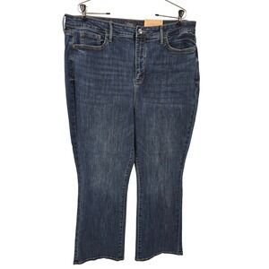 NYDJ Billie Mini Bootcut Jeans Women's 18 Plus Cool‎ Embrace Dark Wash Ankle